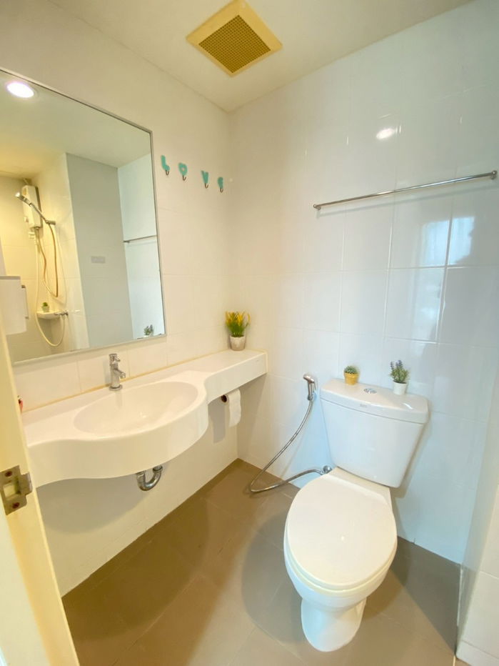 picture Condo for rent, Lumpini Park Nawamin-Sri Burapha, 2 bedrooms, 2 bathrooms, size 46 sq m, price 7,000 including common areas, Building A2, 7th floor - 11/30