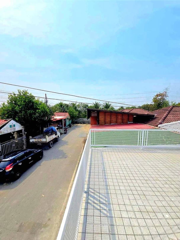 รูป ขายทาวน์เฮาส์ชั้นเดียว หมู่บ้านอาสาเฮ้าส์5 ซอยกันตนา บางใหญ่ ตกแต่งใหม่พร้อมอยู่ มีระเบียงชมวิว ฟรีเฟอร์นิเจอร์ ราคาเพียง 2,190,000 บาท ฟรีโอน - รูปที่ 18/20