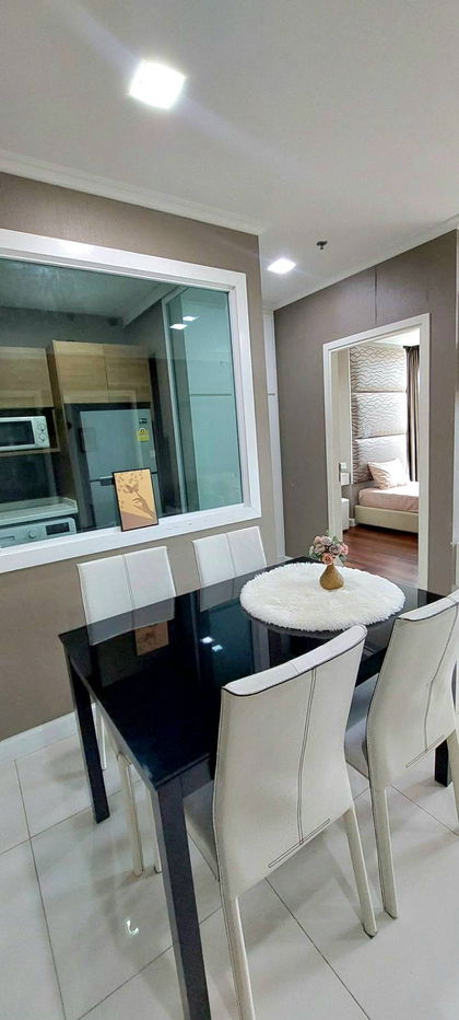 picture For rent 2 bedroom, 6th Fl., The Metropolis Samrong Interchange. 1 min to BTS Samrong Station - 4/23