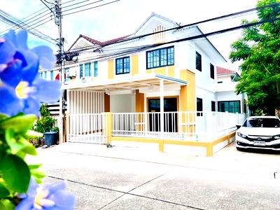 ทาวน์โฮม บางกรวย นนทบุรี : ฟรีโอน! ทาวน์เฮ้าส์ 2 ชั้น พฤกษาวิลล์ 19 หลังมุม | ซ.วัดส้มเกลี้ยง | ใกล้ทางด่วน/Westgate | 2.99 ลบ.