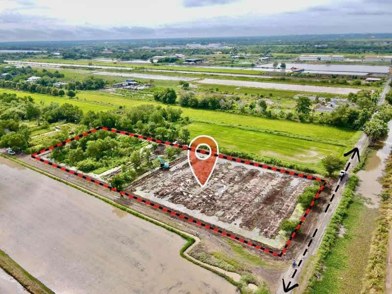 รูป ที่ดินคลองหลวง คลอง5 ปทุมธานี ทำเลดีใกล้มอเตอร์เวย์ เหมาะสร้างบ้าน โกดัง - รูปที่ 2/6