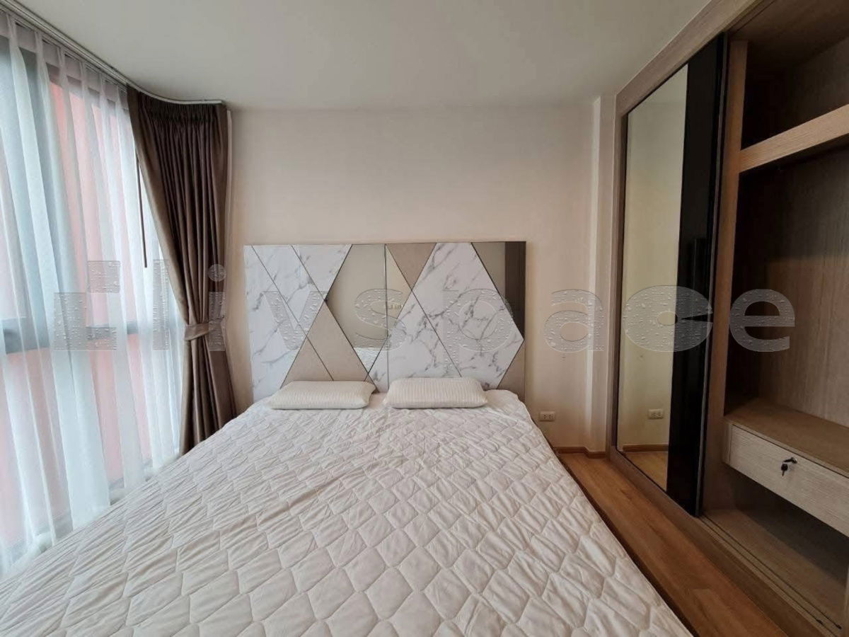 picture ▚ LD221ツ For Rent The Base Garden Rama 9 ⭐ 1 Bed, Rare Unit with Bay Window, Pool View 15k - 5/10