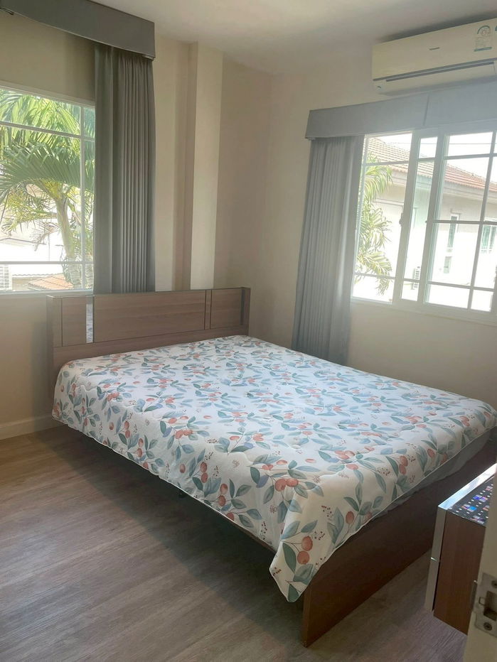 picture House for Rent – Mantana Rama 9–Srinakarin (Krungthep Kreetha 7) Prime location on the main road, Fully furnished with 5 air conditioners - 12/20