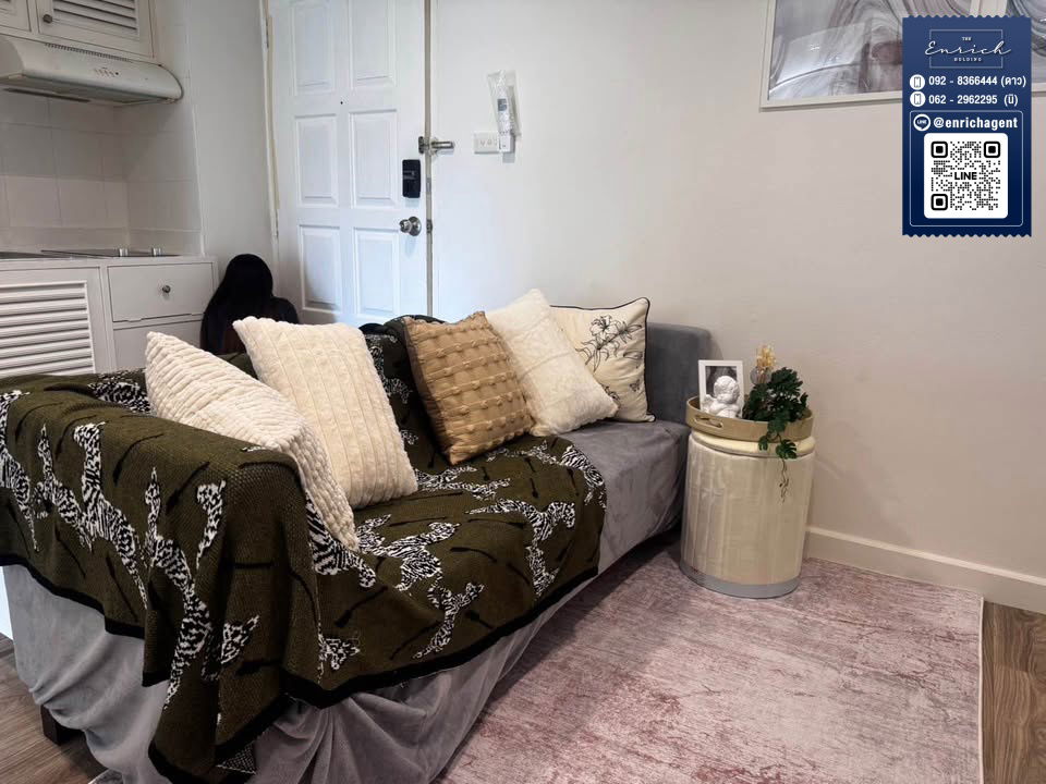 picture 💙For rent 49 Suites, pets allowed, recently renovated, MRT Muang Thong Thani💙 Call 062-2962295 Ni // Line id: @enrichagent - 3/7