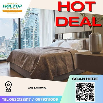 #Z3330💥 251168🔥ให้เช่าคอนโด ANIL Sathon 12