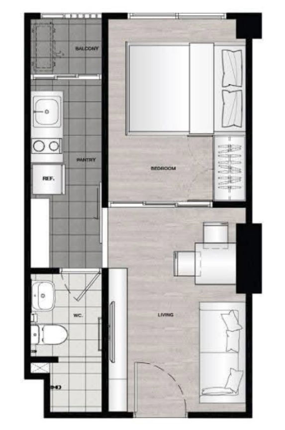 รูป ME2500204 ให้เช่าคอนโด The Kith Plus พหลโยธิน – คูคต พร้อมอยู่ - รูปที่ 7/13