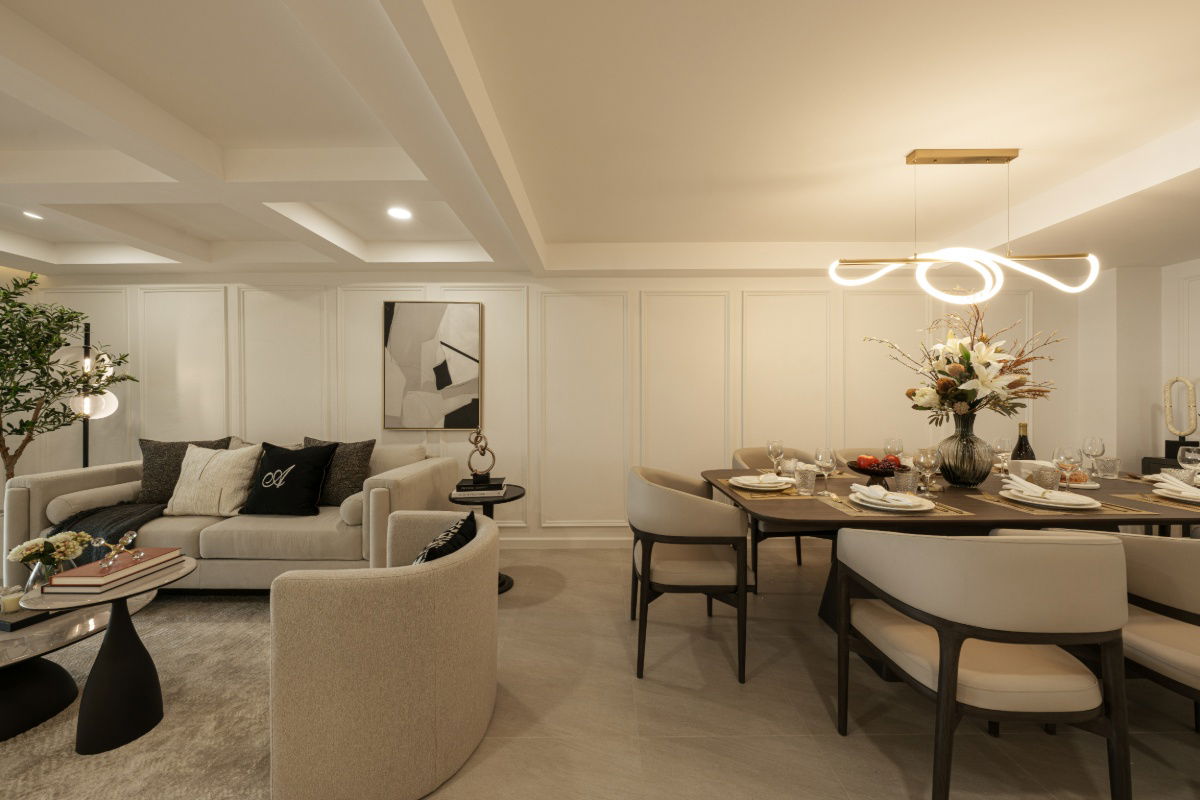 รูป S909 [ขาย] Modern French Classic Townhome 💰 ราคาเพียง 13.59 ล้านบาท 📍BTS พระโขนง และ BTS เอกมัย - รูปที่ 6/27