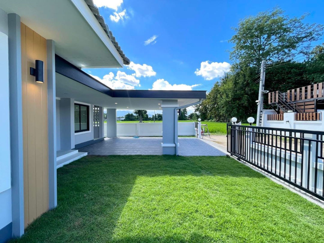 รูป ขายบ้านเดี่ยวชั้นเดียว  3 ห้องนอน  2 ห้องน้ำ  1 ห้องครัว  2 ที่จอดรถ - รูปที่ 7/9