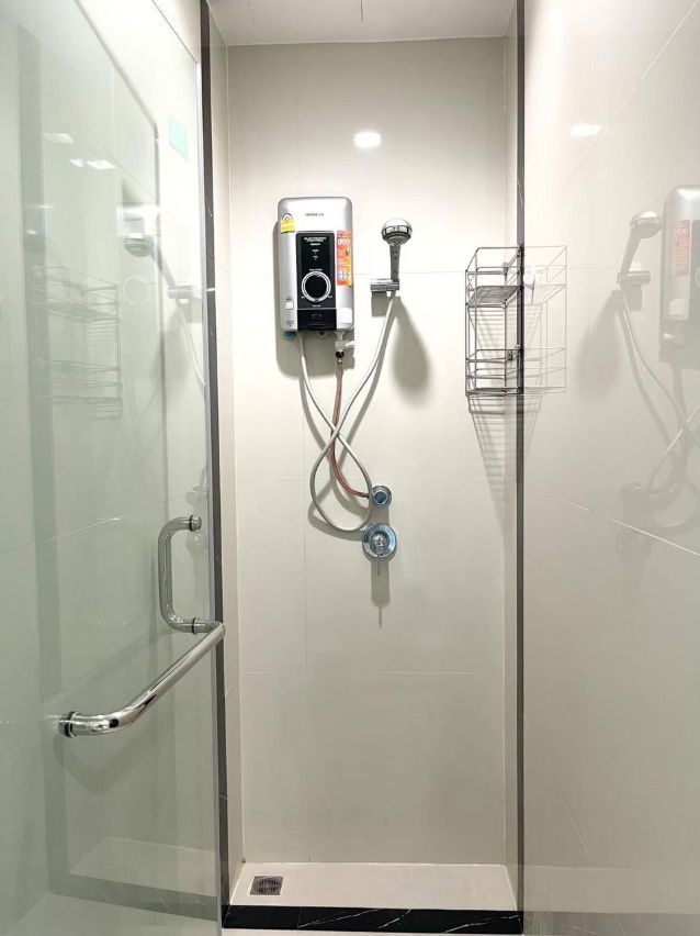 picture Wish Signature Midtown Siam 1【𝐑𝐄𝐍𝐓】🔥A clean white room with a wood pattern, decorated with luxurious minimalist fur🔥 Contact Line ID: @hacondo - 10/10