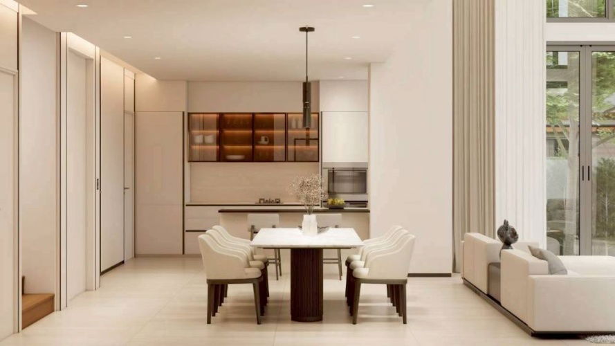 รูป ให้เช่าบ้านเดี่ยว 3 ชั้น โครงการไฮด์พาร์ค การ์เด้น ประชาอุทิศ 19 ดอนเมือง ระดับลักซ์ชัวรี่ สไตล์ Modern Tropical - รูปที่ 10/10