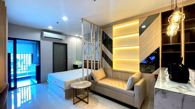 Condos for rent Bangkok : 🎯 For rent IDEO THAPHRA INTERCHANGE, room divided into sections, convenient travel, near MRT Tha Phra.