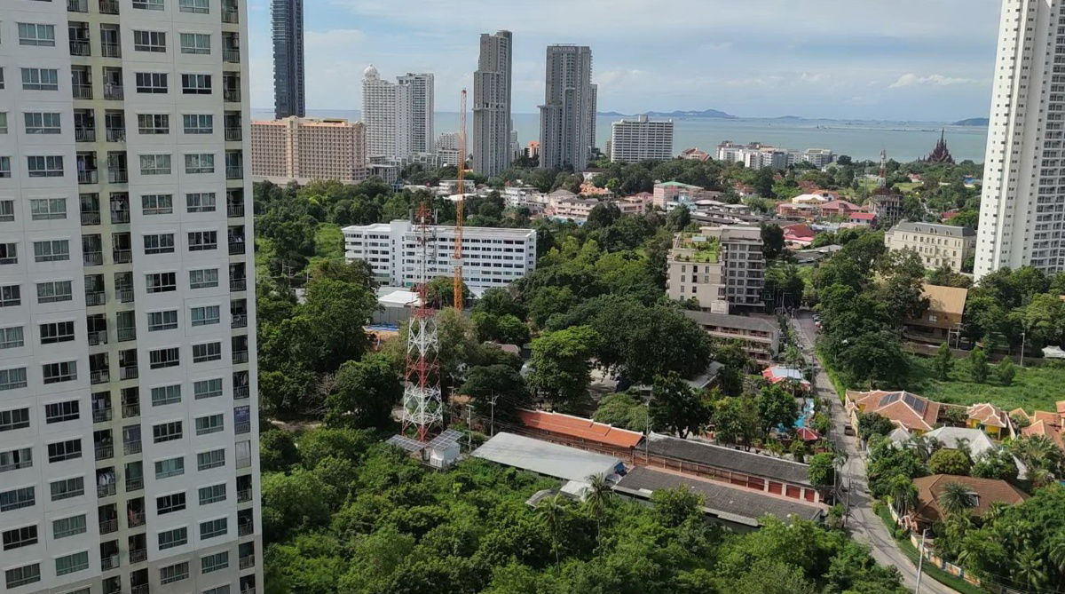 รูป ให้เช่าคอนโด ห้องสวย สูง วิวทะเล ลุมพินี วิลล์ นาเกลือ – วงศ์อมาตย์ พัทยา ชั้น 21 ตึก B พร้อมเนตไฮสปีด สมาร์ททีวี - รูปที่ 14/15