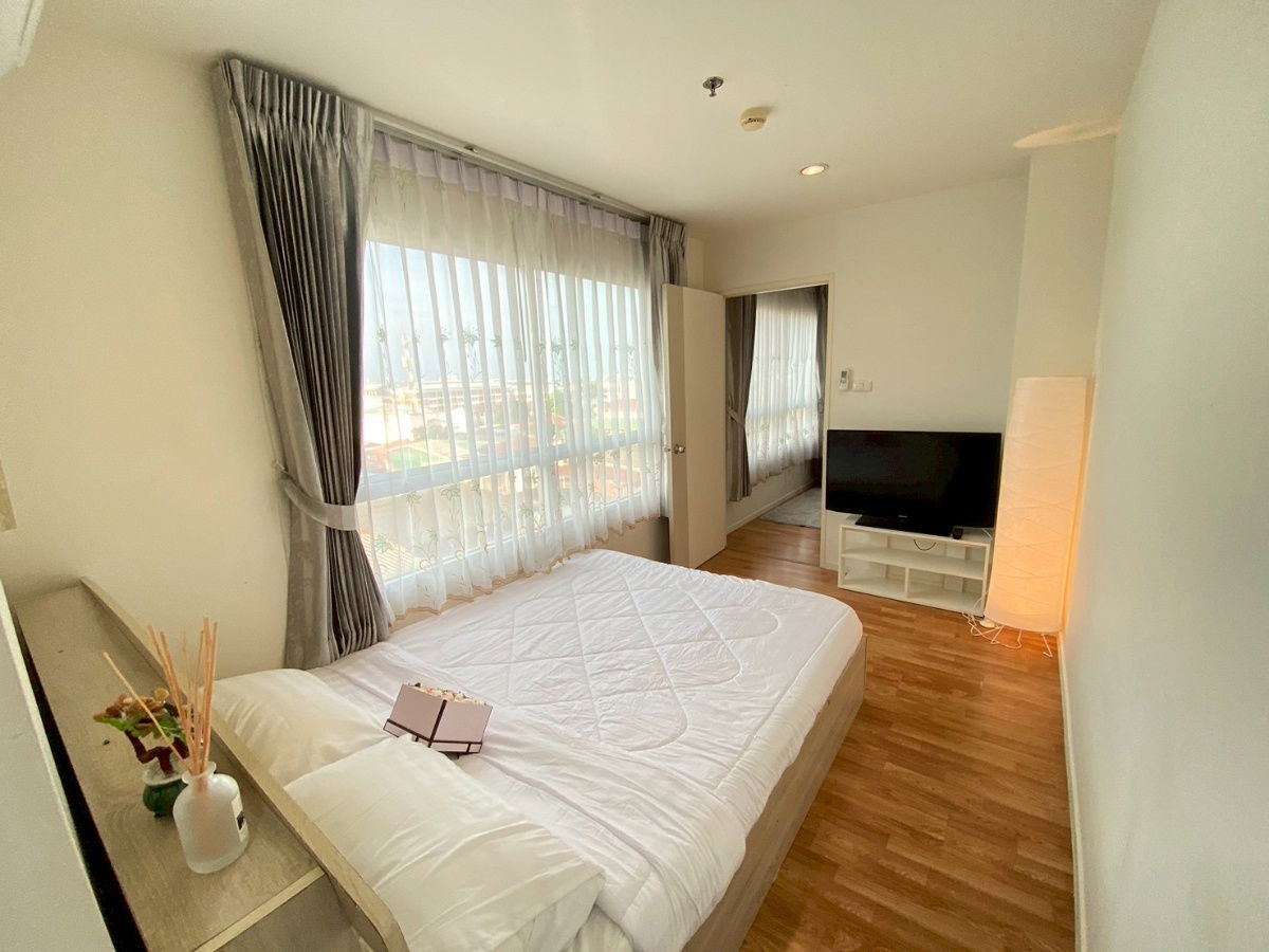 picture Condo for rent, Lumpini Park Nawamin-Sri Burapha, 2 bedrooms, 2 bathrooms, size 46 sq m, price 7,000 including common areas, Building A2, 7th floor - 9/30