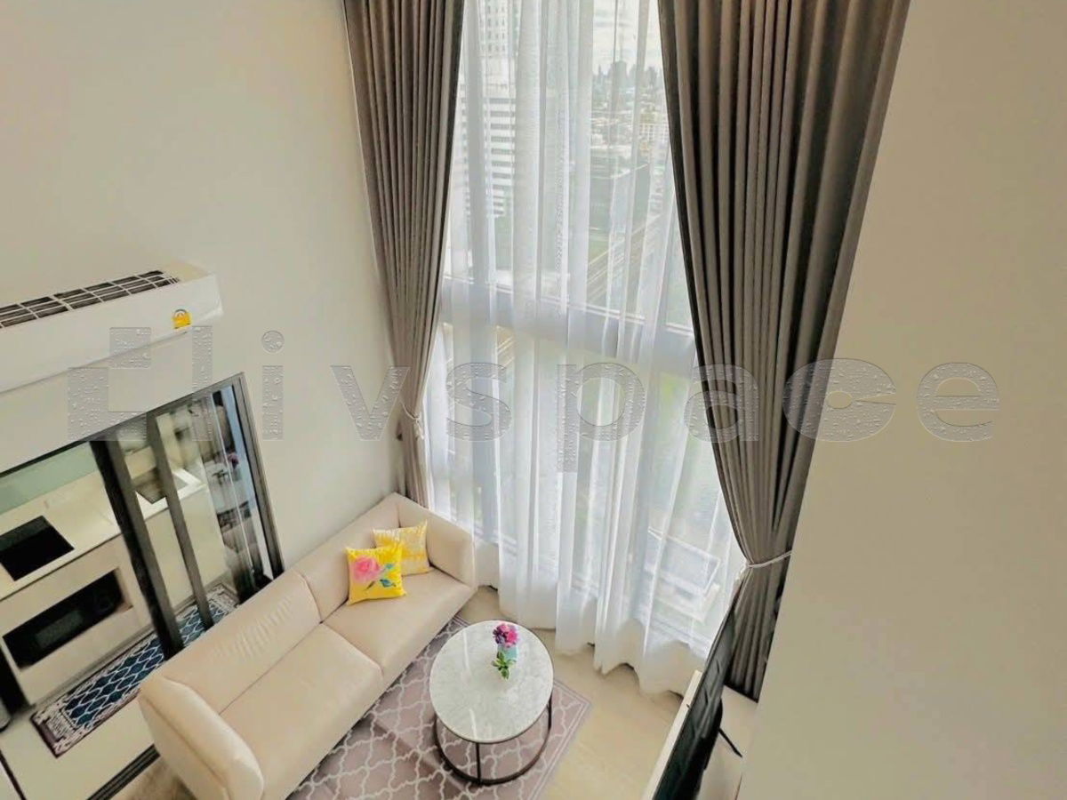 picture ▚ LD218ツ For Rent Piti Sukhumvit 101 [Premium Loft] 1 Bed ⭐ Rare Flagship Unit! High Ceiling, Unblocked View  - 3/10