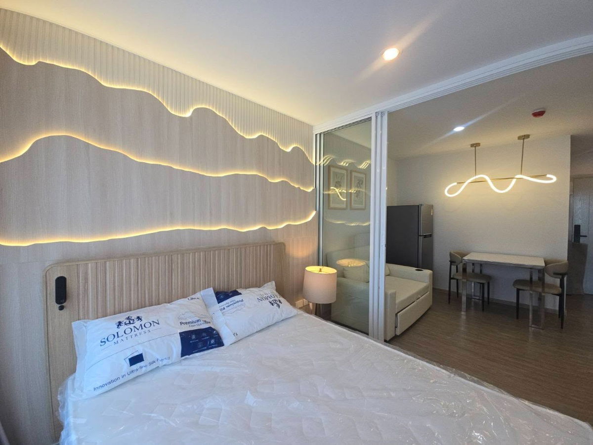 picture 🎈#PO2308_143 🎈𝗙𝗼𝗿 𝗥𝗲𝗻𝘁 1️⃣3️⃣k.🔥🔥 #Near BTS Bangna ✨#Vacant room ready for viewing Regent Home Bangna Condo - 2/8