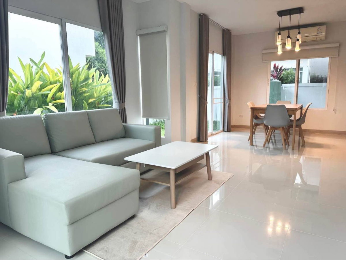 รูป ให้เช่าบ้านเดี่ยว โครงการสีวลี-มีโชค เชียงใหม่  เฟอร์นิเจอร์ + เครื่องใช้ไฟฟ้าใหม่ครบ T.0946511456 - รูปที่ 2/7