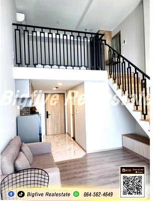 Condos for rent : A68-090 Condo for rent at KEN ATTITUDE, Rattanathibet, on the Chao Phraya River, just 100 meters from Phra Nang Klao MRT Station✨