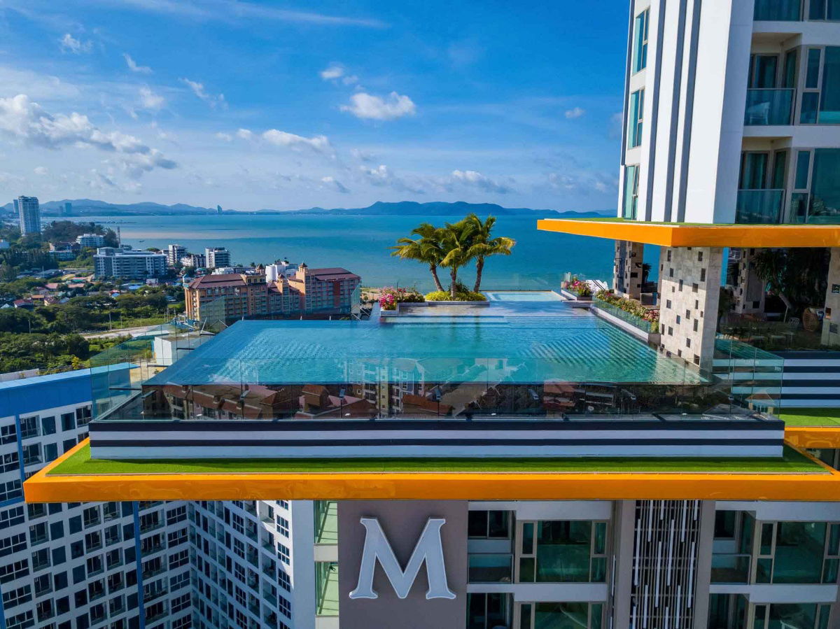 picture Luxury Condo Pattaya for Sale - The Riviera Monaco corner room  with Jaguzzi sea view - 14/17