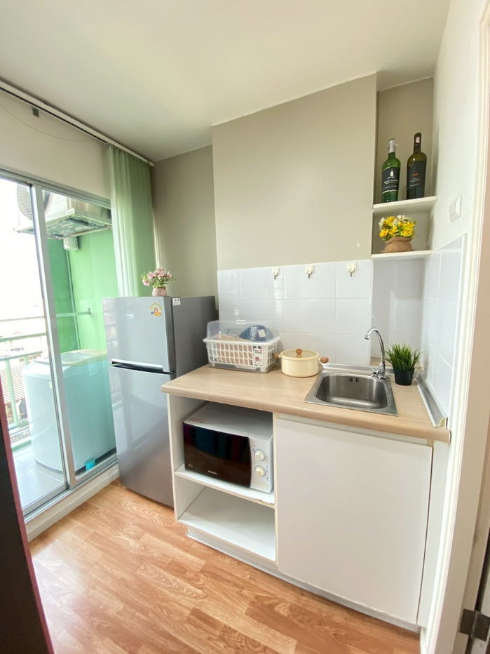 picture Condo for rent, Lumpini Park Nawamin-Sri Burapha, 2 bedrooms, 2 bathrooms, size 46 sq m, price 7,000 including common areas, Building A2, 7th floor - 16/30