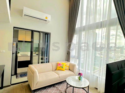 คอนโดให้เช่า : ▚ LD218ツ สำหรับเช่า Piti Sukhumvit 101 [Premium Loft] 1 ห้องนอน ⭐ Rare Item! เพดานสูง โปร่งสบาย วิวโล่ง 