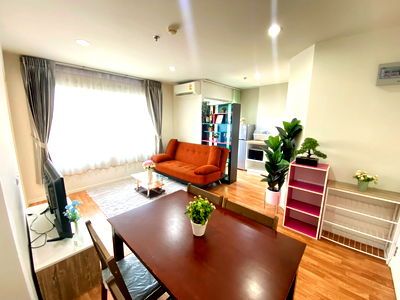 คอนโดให้เช่า : ให้เช่า คอนโด ลุมพินี พาร์ค นวมินทร์-ศรีบูรพา แบบ 2 ห้องนอน 2 ห้องน้ำ ขนาด 46 ตร.ม ราคา 13,500 รวมส่วนกลาง ตึก A2 ชั้น 7 วิวเมืองห้องมุม  