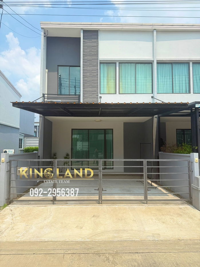 รูป #ให้เช่าทาวน์โฮม 2 ชั้นแนวเจ้าหญิง🦋 เฟอร์หรูหมู่บ้านพลีโน่ พหลโยธิน-รังสิต แต่งสวยเฟอร์ครบ 3 ห้องนอน 2 ห้องน้ำ ที่จอดรถ 3 - รูปที่ 1/17