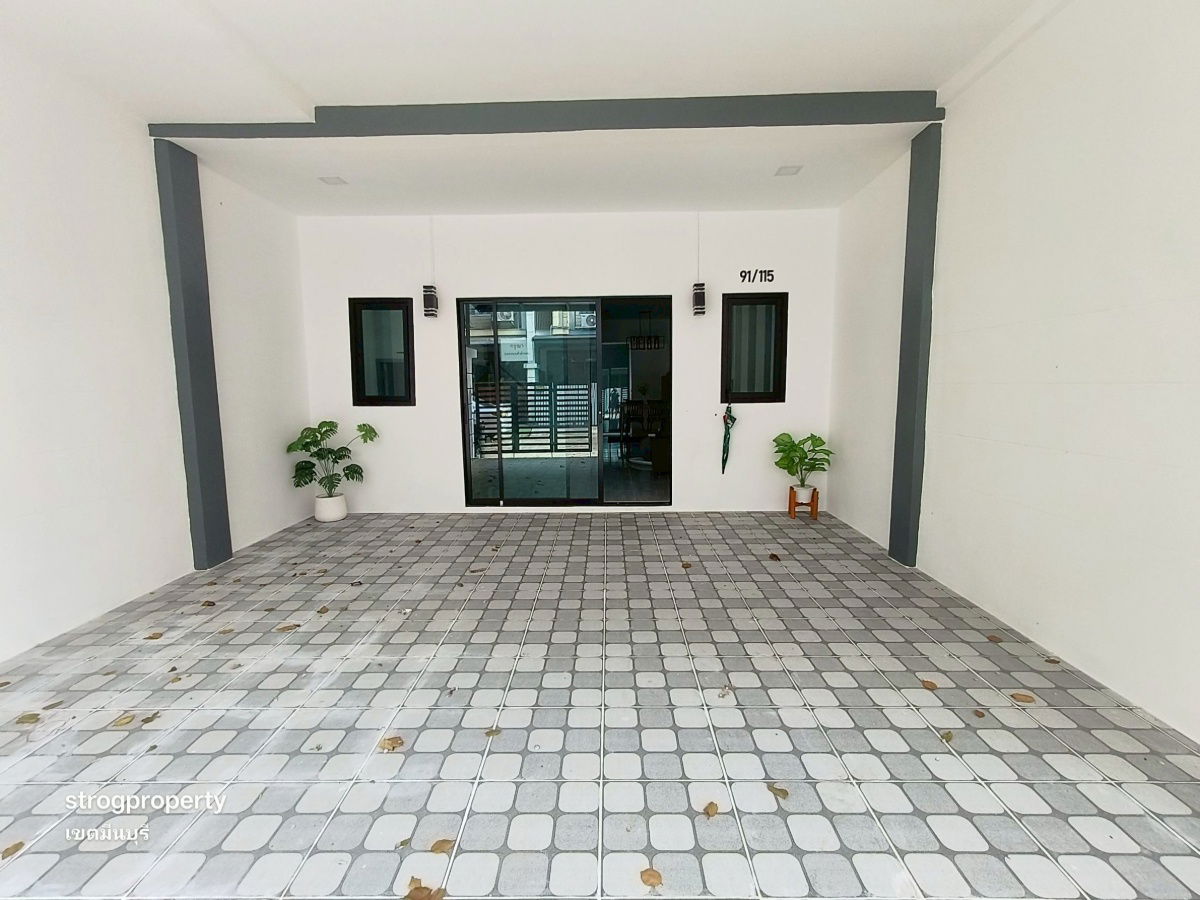 รูป ทาวน์เฮาส์ มีนบุรี ใกล้เมกาโฮม ถนนสุวินทวงศ์ ไปรษณีมีนบุรี ม.อาร์เคพาร์คออฟฟิต จอดรถ2 คัน นัดชมเลย 085-318-6868  - รูปที่ 3/19