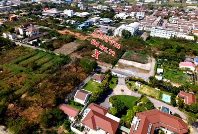 Land for sale Airport Link Ban Thap Chang  : 2 Rai 1 Ngan 64 Sq.Wah Land for SALE at Krungthep Kreetha 20 Soi 7, Near both Brighton & Wellington International Schools
