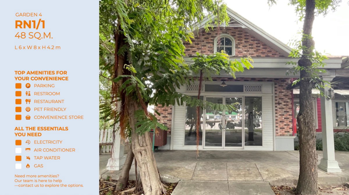 รูป พื้นที่ค้าปลีกให้เช่า ที่ ไอเพลส บิซิเนส พาร์ค แหลมฉบัง ใกล้กับท่าเรือแหลมฉบัง ขนาด 48 ตร.ม. ราคา 30,475 บาทต่อเดือน - รูปที่ 2/34