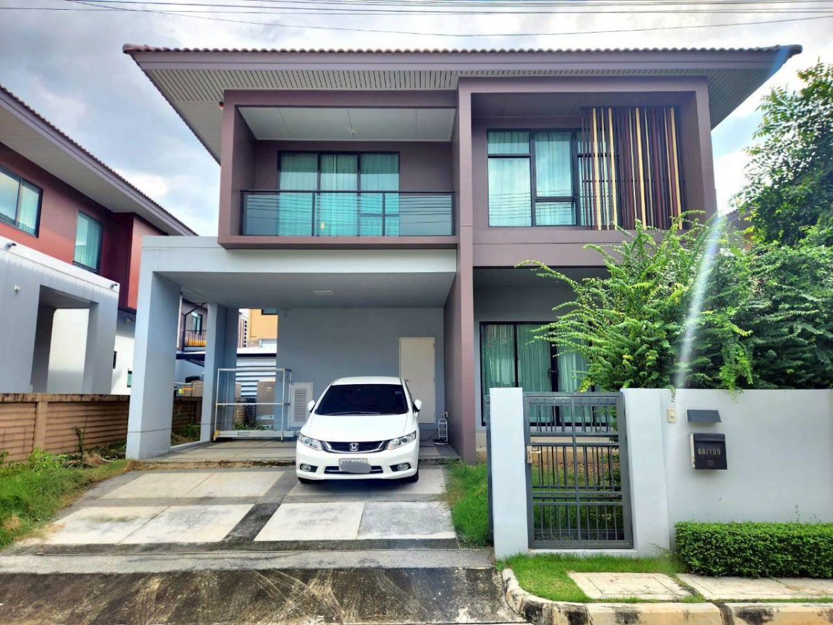 รูป ขาย บ้านเดี่ยว สวยพร้อมอยู่ บุราสิริ รังสิต–ปทุมธานี ติดถนนใหญ่ ใกล้ทางด่วน  - รูปที่ 2/32