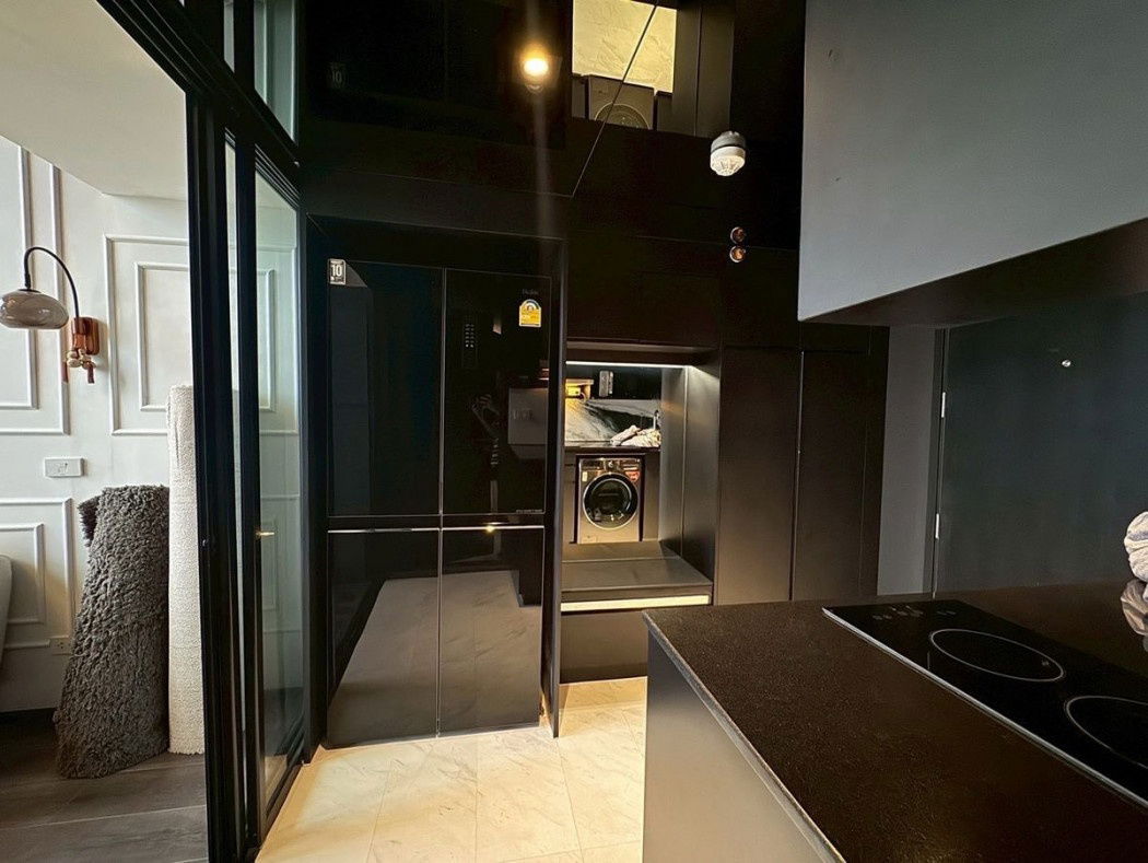 รูป ให้ เช่า คอนโดห้องมุม Knightsbridge space รัชโยธิน ใกล้ BTS พหลโยธิน 24  ชั้น 19  Fully Built-in วิวสวยมาก! 39 ตร.ม. - รูปที่ 8/9