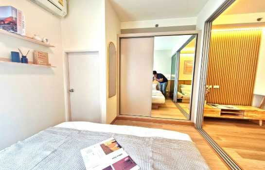 picture Condo for sale, new, Japandi style, A Space Me Bangna, 25 sq m, 12th floor, near Mega Bangna - 3/7