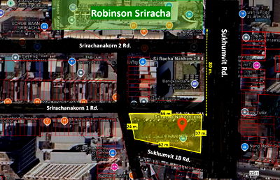 ที่ดิน ม.เกษตรศาสตร์ ศรีราชา : 📣(เจ้าของขายเอง) ขายที่ดินติดถนนสุขุมวิท 1 ไร่ ใจกลางเมืองศรีราชา📣
