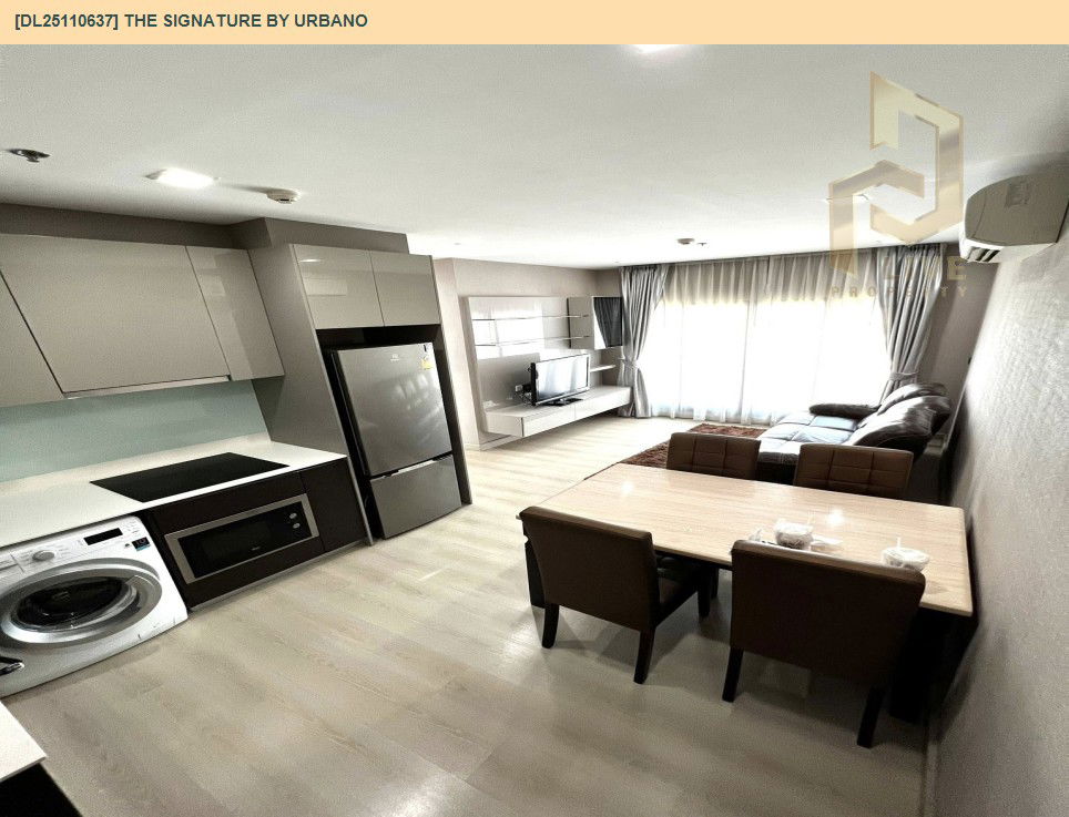 รูป DL25110637 ให้เช่าคอนโด เดอะ ซิกเนเจอร์ บาย เออร์บาโน่ (The Signature by URBANO) ใกล้ BTS สะพานควาย พร้อมเข้าอยู่ โทรด่วน 0800343450 LineID @655ebbvc - รูปที่ 6/8