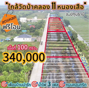 ที่ดินทำเลทอง สภาพแวดล้อมสังคมดีเว่อร์
