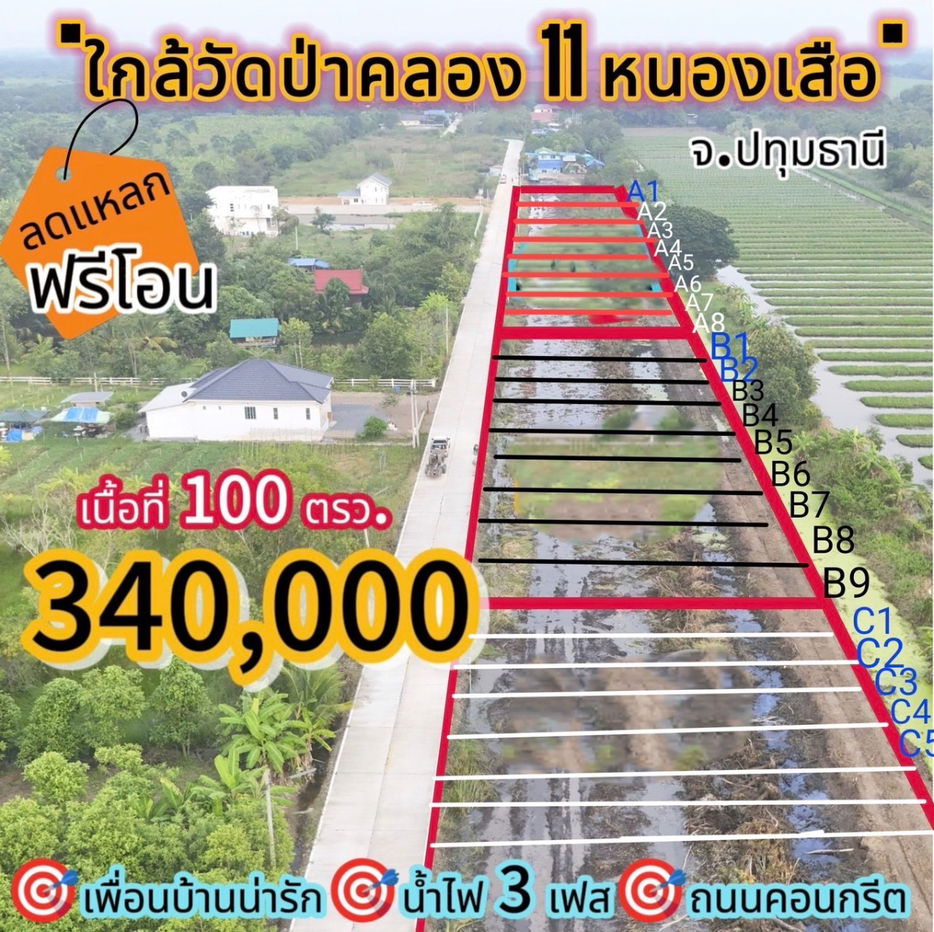 รูป ที่ดินทำเลทอง สภาพแวดล้อมสังคมดีเว่อร์ - รูปที่ 1/6