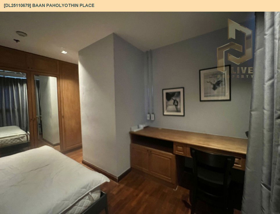 รูป DL25110679 ให้เช่าคอนโด บ้านพหลโยธิน เพลส  (Baan Paholyothin Place) ใกล้ BTS อารีย์ พร้อมเข้าอยู่ โทรด่วน 0800343450 LineID @655ebbvc - รูปที่ 4/10