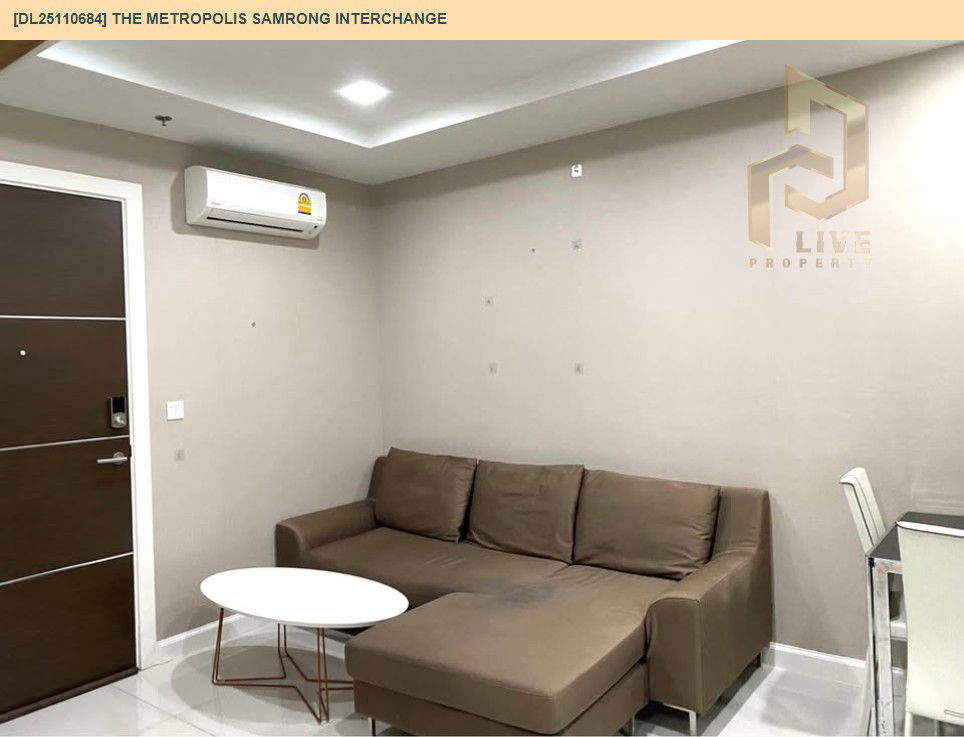 picture DL25110684 Condo for rent, The Metropolis Samrong Interchange near BTS Samrong, ready to move in, call urgently 0638692663 LineID @162cjixi - 3/11