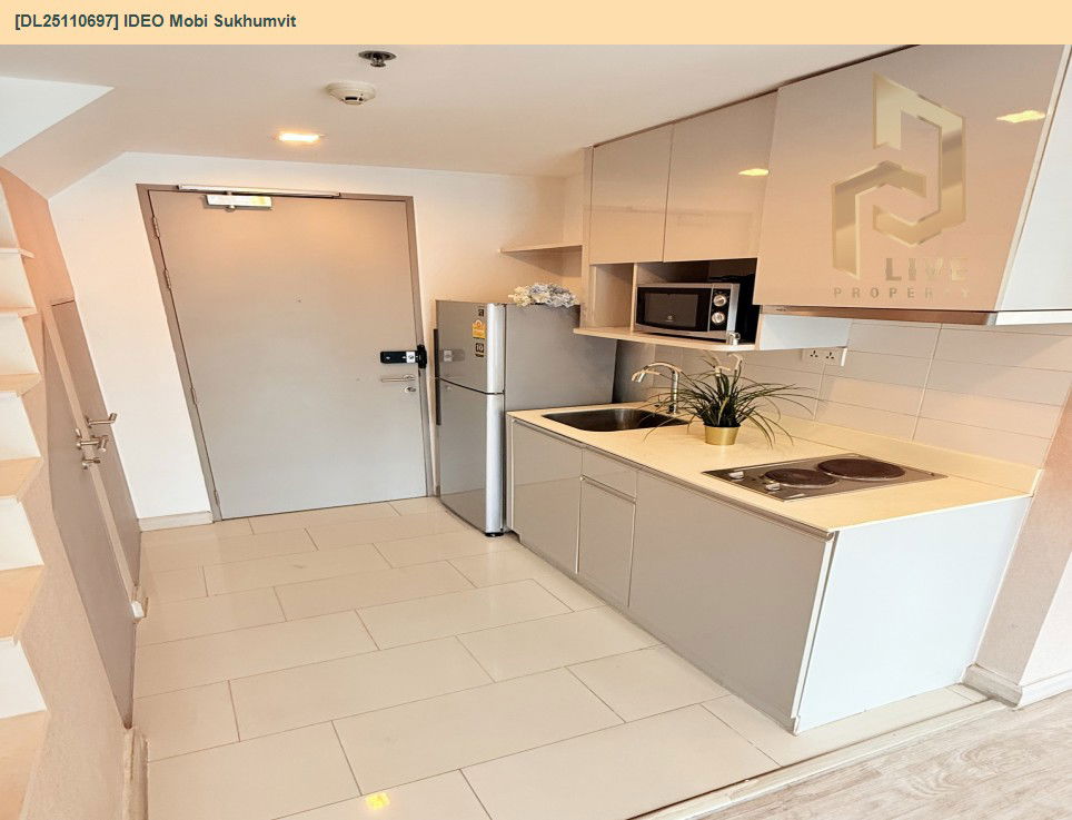 picture DL25110697 Condo for rent, IDEO Mobi Sukhumvit near BTS On Nut, ready to move in, call urgently 0638692663 LineID @655ebbvc - 7/9