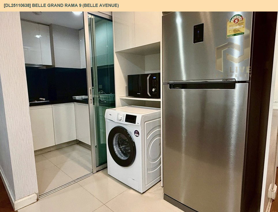 picture DL25110638 Condo for rent, Belle Grand Rama 9 (Belle Avenue) near MRT พระราม 9, ready to move in, call urgently 0638692663 LineID @162cjixi - 10/14