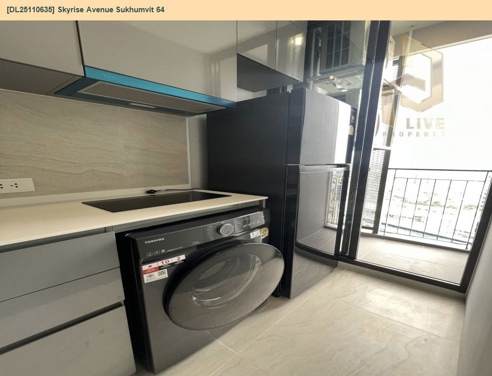 picture DL25110635 Condo for rent, Skyrise Avenue Sukhumvit 64 near BTS ปุณณวิธี, ready to move in, call urgently 0638692663 LineID @162cjixi - 4/9