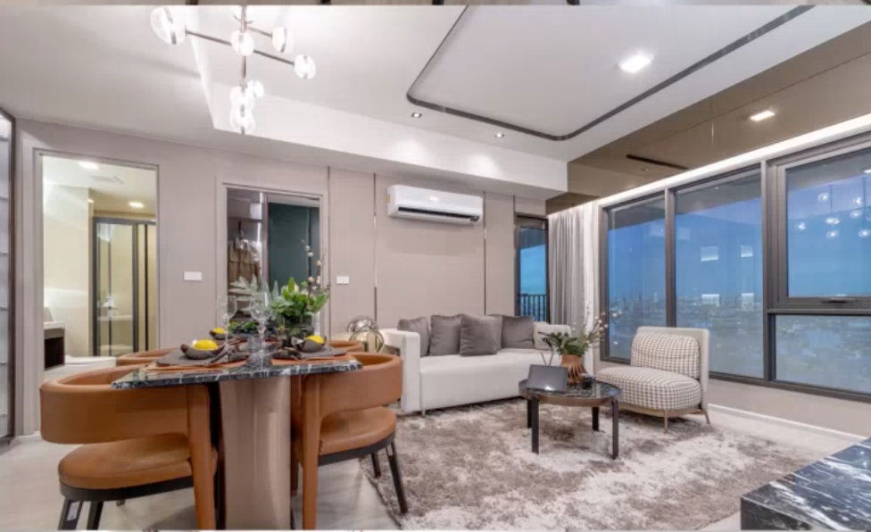 รูป คอนโด 2 ห้องนอน ติดรถไฟฟ้า 0 เมตร ใกล้ห้างดัง ราคาต่ำกว่าตลาด พื้นที่กว้างเป็นสัดส่วน พื้นที่ส่วนกลางครบครัน - รูปที่ 4/41