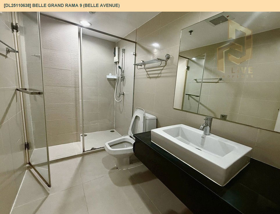 picture DL25110638 Condo for rent, Belle Grand Rama 9 (Belle Avenue) near MRT พระราม 9, ready to move in, call urgently 0638692663 LineID @162cjixi - 14/14