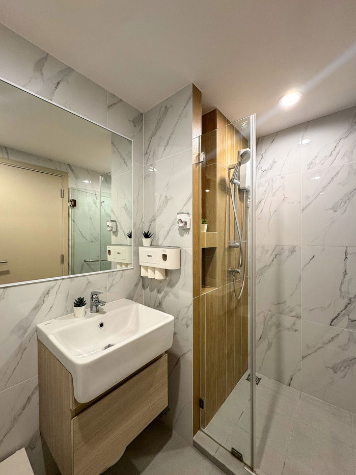 picture Rare Item! Private Corner Unit with Open View, Cool All Day, Like-New Condition — Condo for Sale at The Excel Hideaway Sukhumvit 50, Near BTS On Nut - 14/22