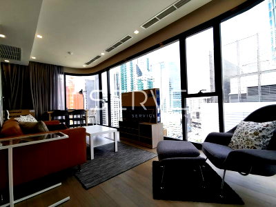 Condos for rent : 🔥60K🔥- 2 Beds 2 Baths 66 sq.m. High Fl.10+ Good Location MRT Sukhumvit 20 m. and BTS Asok 230 m. at Ashton Asoke Condo  / For Rent