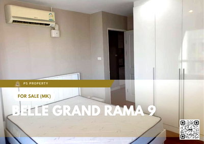 Condos for sale : Urgent sale 🔥 Belle Grand Rama 9 🔥 2 parts, 2 rooms, complete with furniture and appliances