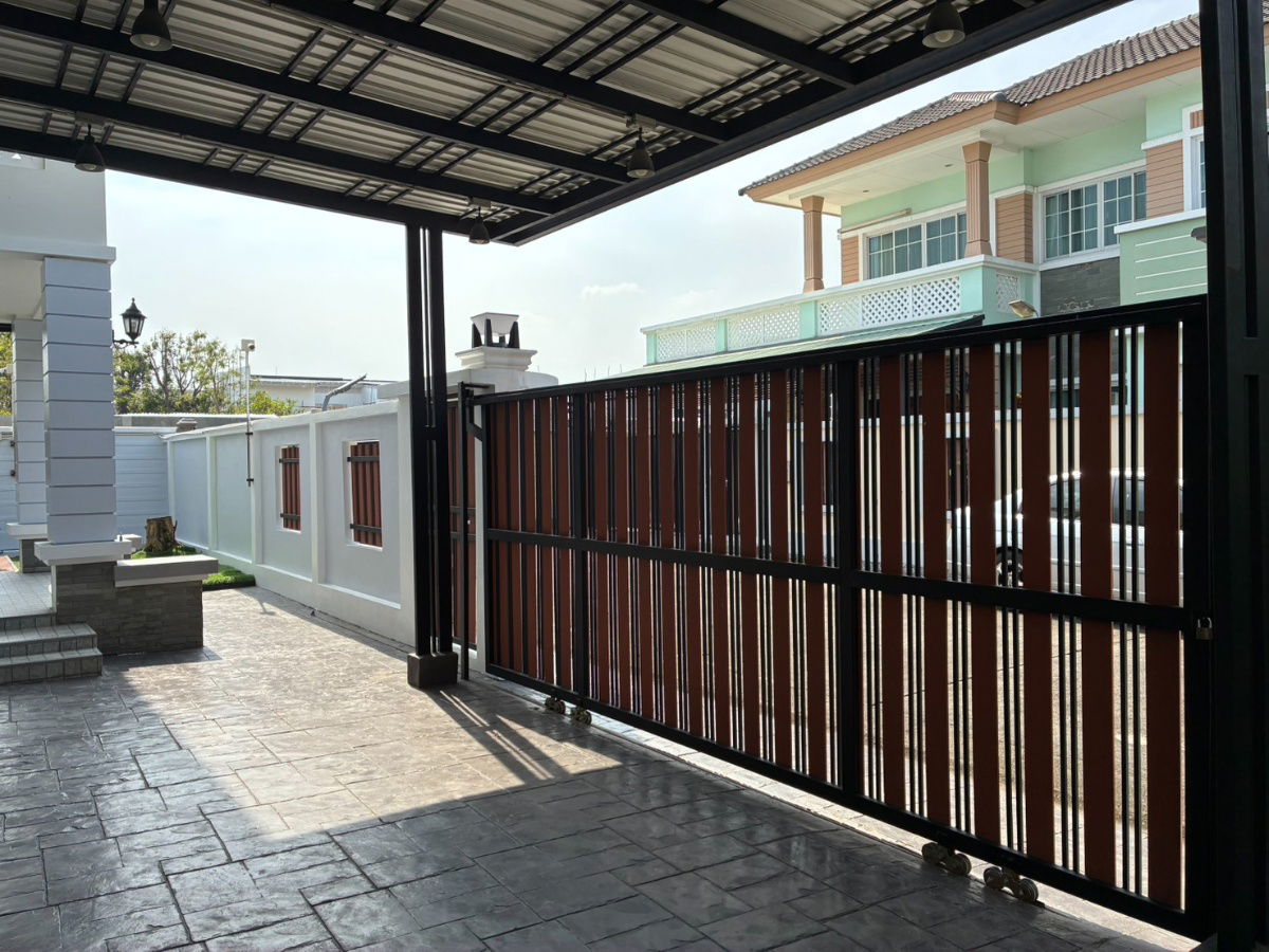 รูป ให้เช่าบ้านเดี่ยว 2 ชั้น หลังริม ขนาด 62 ตร.ว. ซอยสวนสราญ ถนนบางเชือกหนัง 9 ตลิ่งชัน  รีโนเวทใหม่ พร้อมอยู่ - รูปที่ 2/10