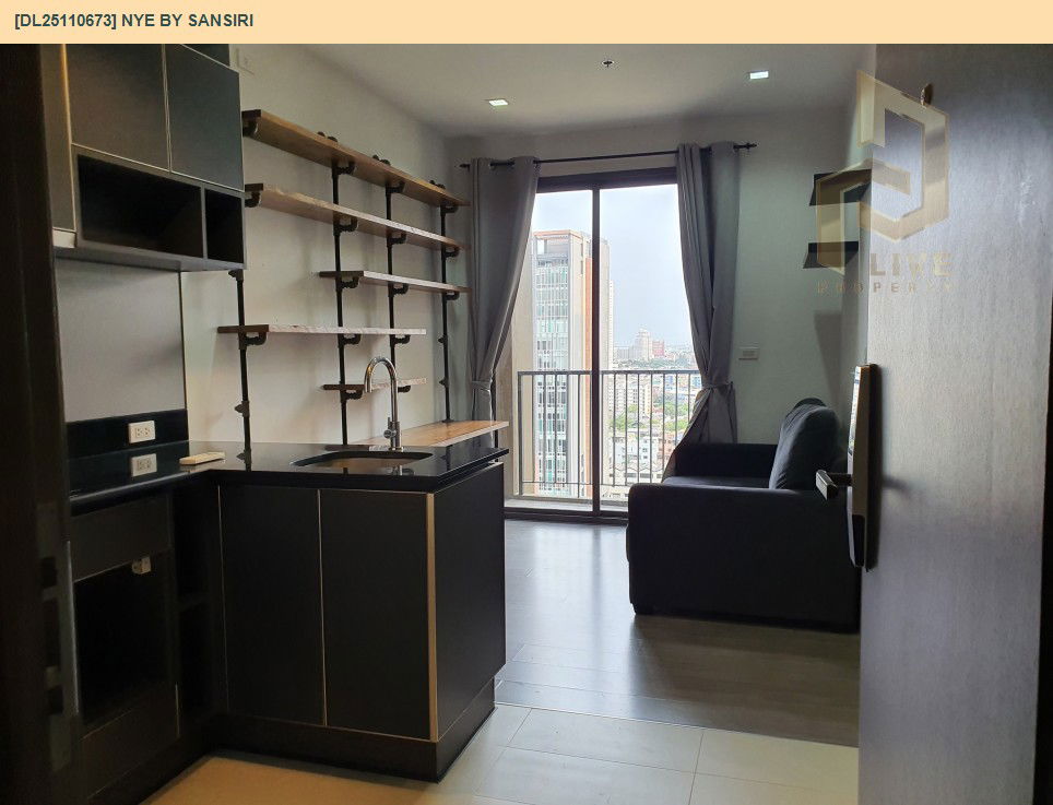 รูป DL25110673 ให้เช่าคอนโด นายน์ บาย แสนสิริ (Nye by Sansiri) ใกล้ BTS วงเวียนใหญ่ พร้อมเข้าอยู่ โทรด่วน 0614453194 LineID @162cjixi - รูปที่ 6/7