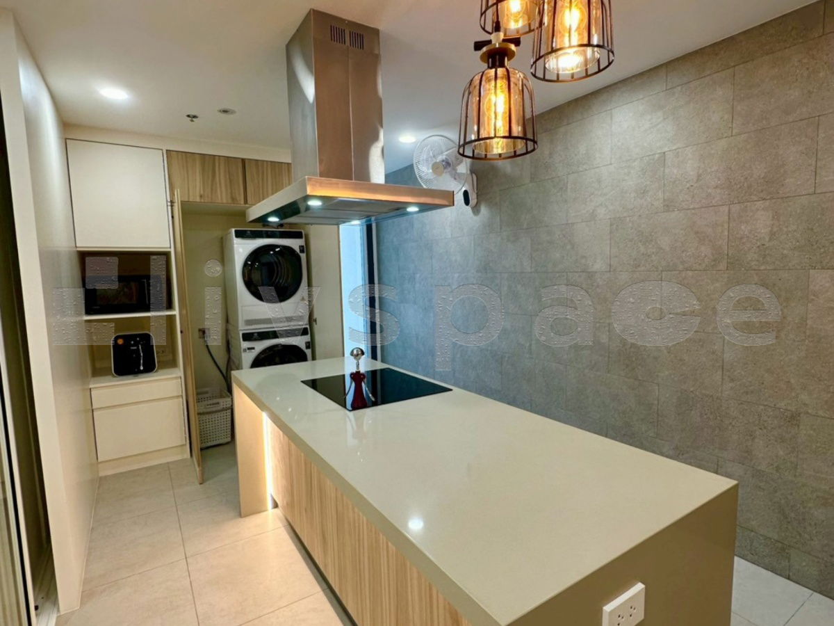 picture ▚ LD209ツ For Rent Nusasiri Grand [Direct BTS] 3 Bed ⭐ Fully Renovated! System Overhaul, Huge Chef's Kitchen - 7/11