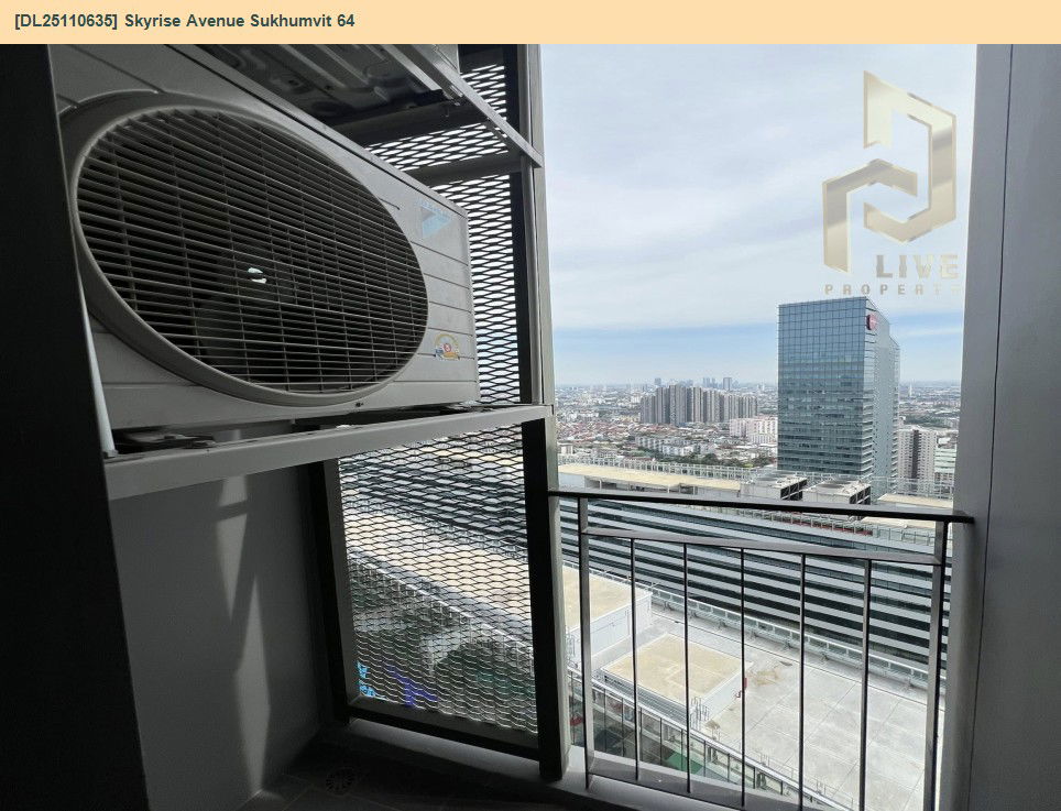 picture DL25110635 Condo for rent, Skyrise Avenue Sukhumvit 64 near BTS ปุณณวิธี, ready to move in, call urgently 0638692663 LineID @162cjixi - 7/9